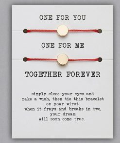 Bijoux meilleurs amis rouge