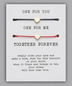 Bracelet Duo Amitié-coeur